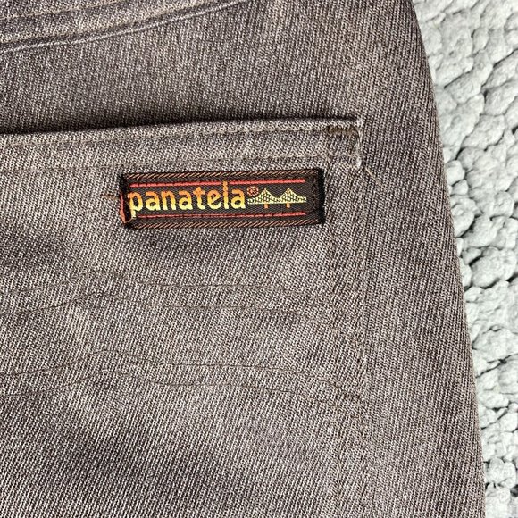 Levis Panatela Sportswear Mens Pants Brown 42X29.5 Wide Leg Vintage 70’s - Picture 3 of 16